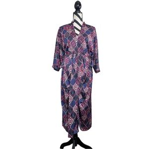Anthropologie Miska Sz M Boho Kimono Sleeve kaftan Midi Dress